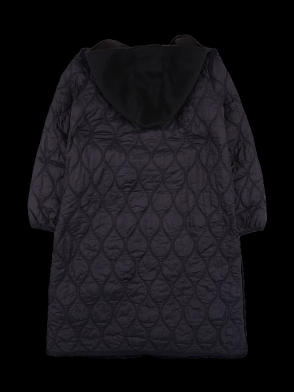 누빔 라이트 롱 패딩