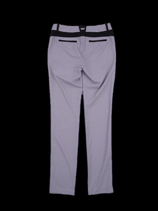 폴리 체크 팬츠