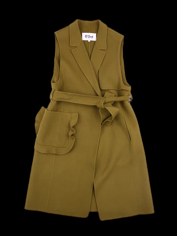 캐시미어 베스트 코트