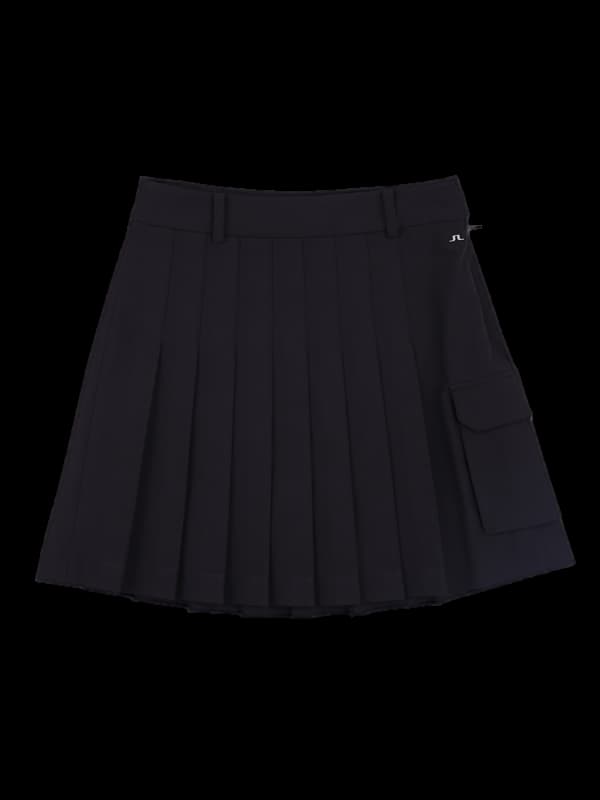 포켓 플리츠 스커트