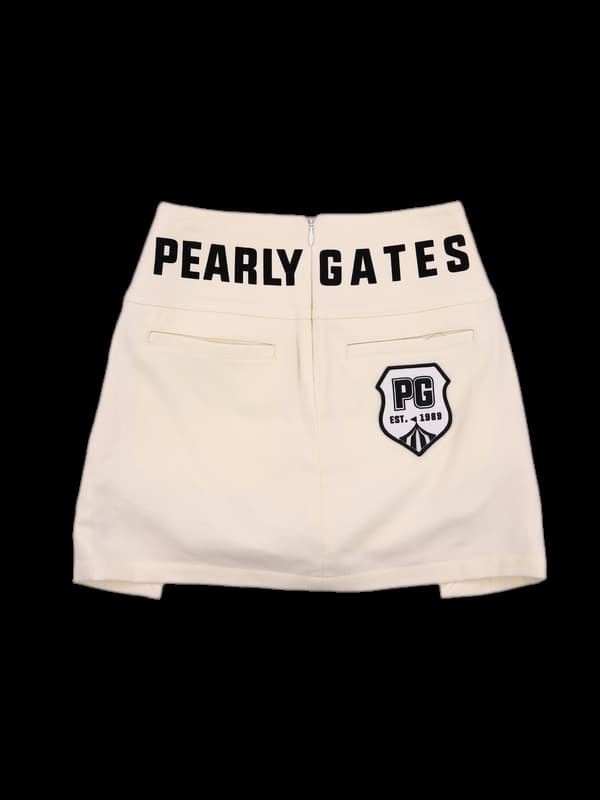 울 언발 스커트