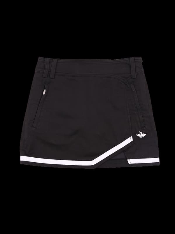 코튼 언발 미니스커트