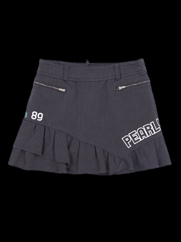 사이드 로고 프릴스커트