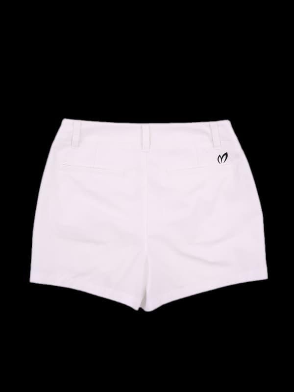 로고 사선 스커트 팬츠