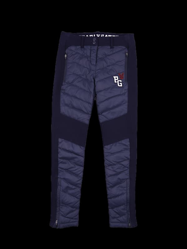 로고 다운 기모 팬츠