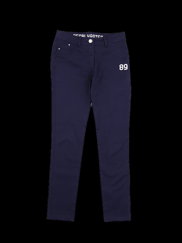 코튼 슬림 팬츠