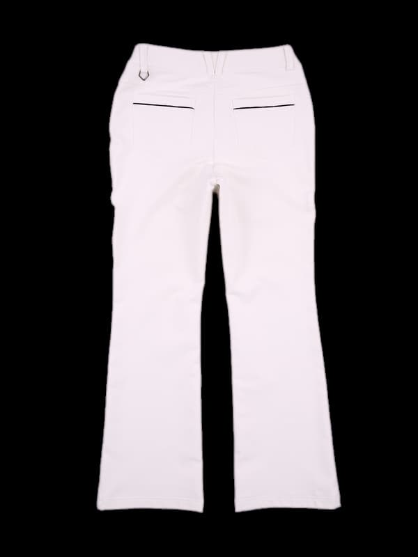 로고 나일론 부츠컷 팬츠