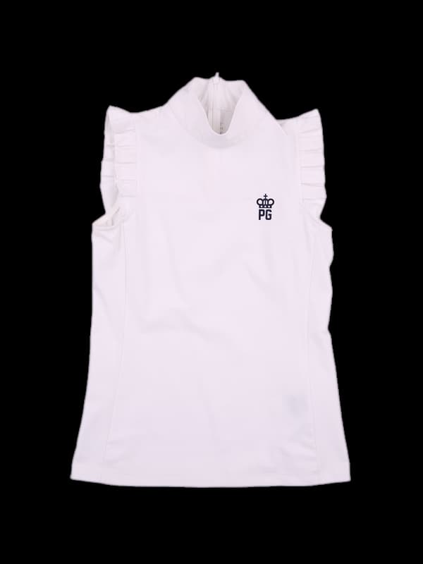 프릴 포인트 민소매