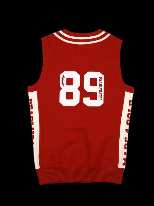 울 사이드 로고 니트베스트