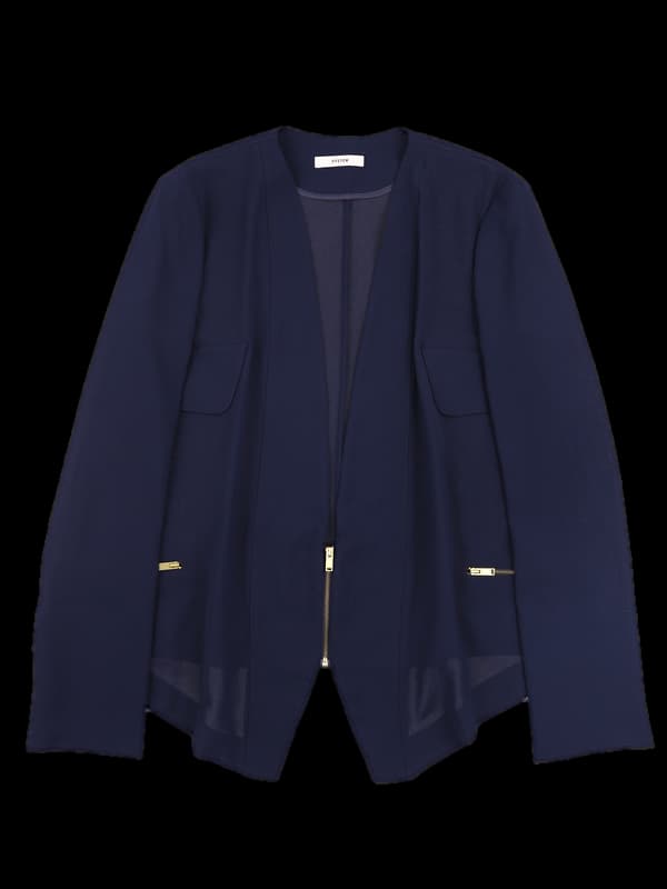 금장 단추 포인트 블라우스 자켓