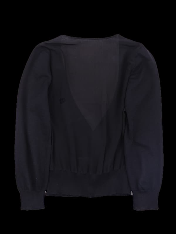 실크 브이넥 가디건