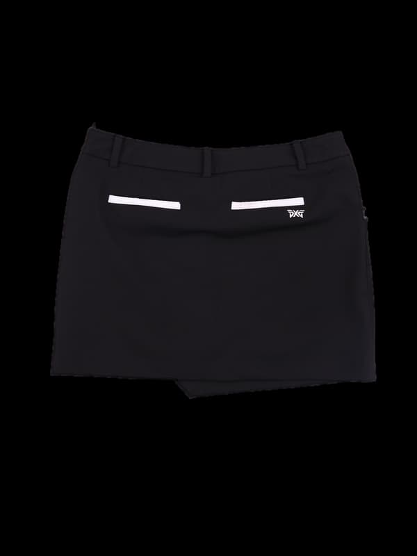 로고 언발 스커트