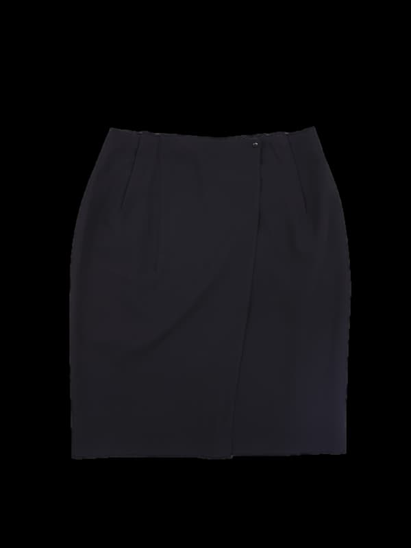 뒷트임 미디 스커트