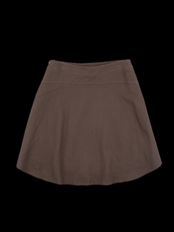 울 플레어 스커트