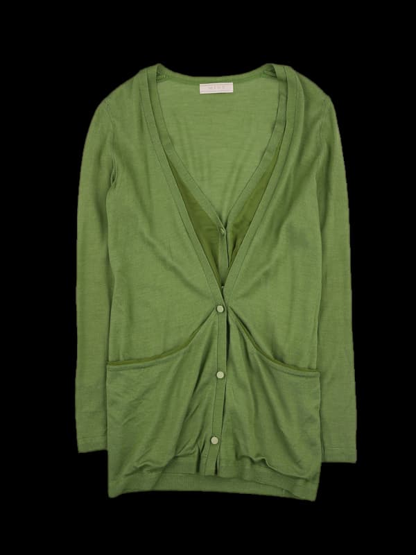 캐시미어 라운드 가디건