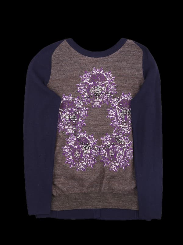 큐빅 포인트 긴팔가디건