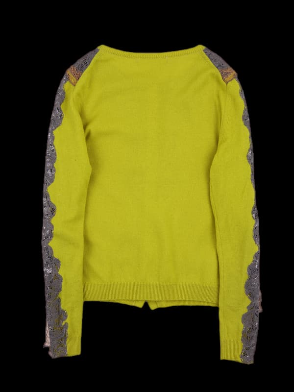 레이스 포인트 긴팔가디건