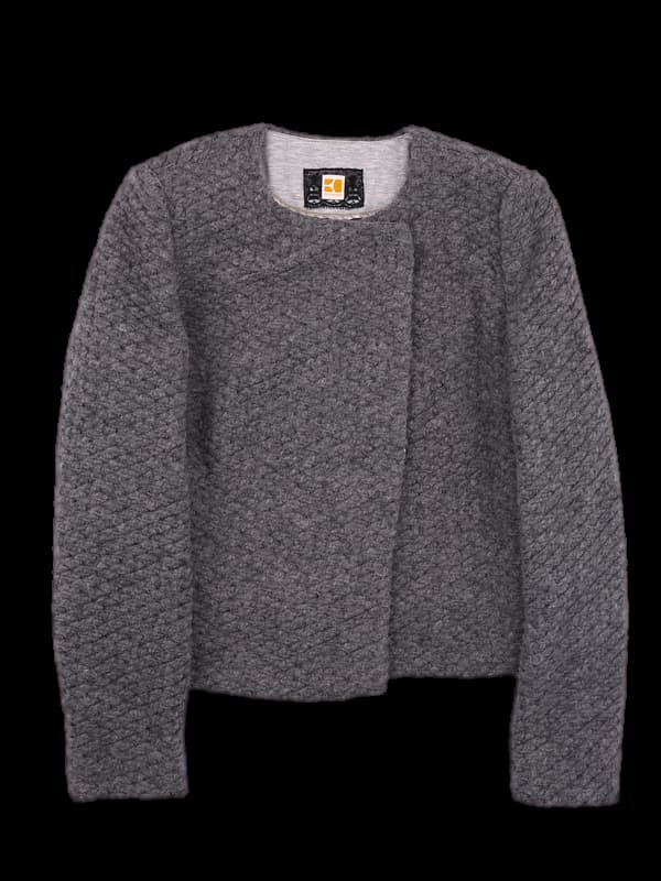 울 투버튼 자켓