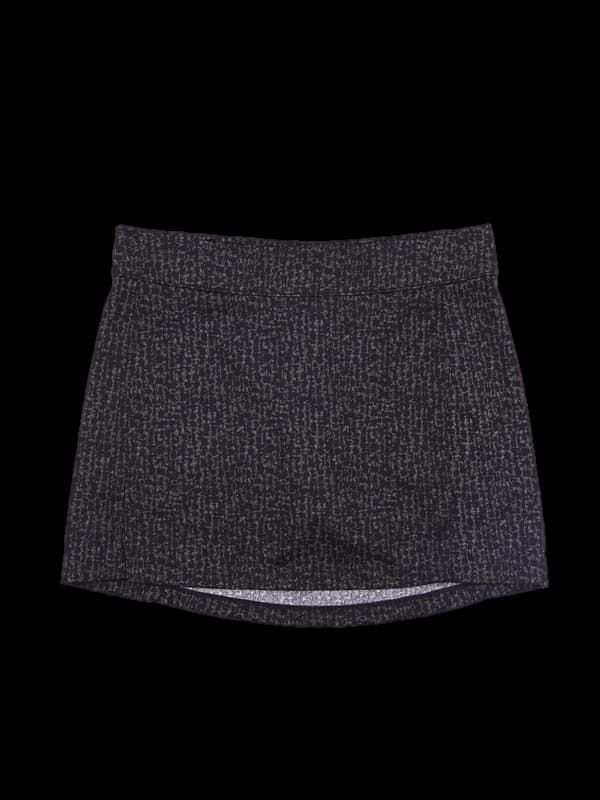 패턴 트임 미니스커트