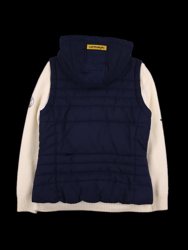 방풍 후드 니트집업