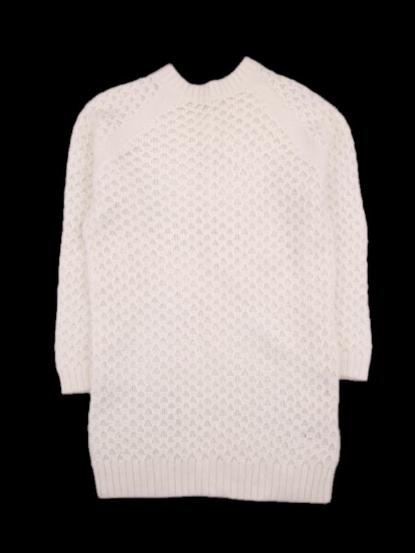 코튼 패턴 긴팔니트