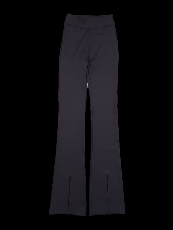 밴딩 부츠컷 트임 팬츠