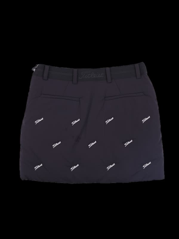 로고패턴 패딩스커트