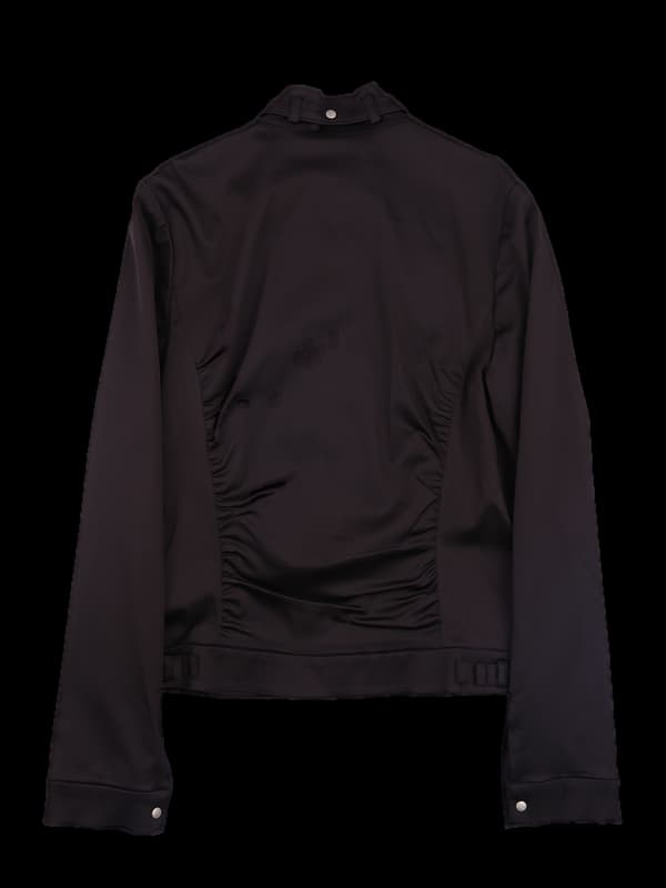 셔링 슬림 긴팔 자켓