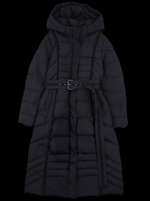 후드 시어링 다운패딩