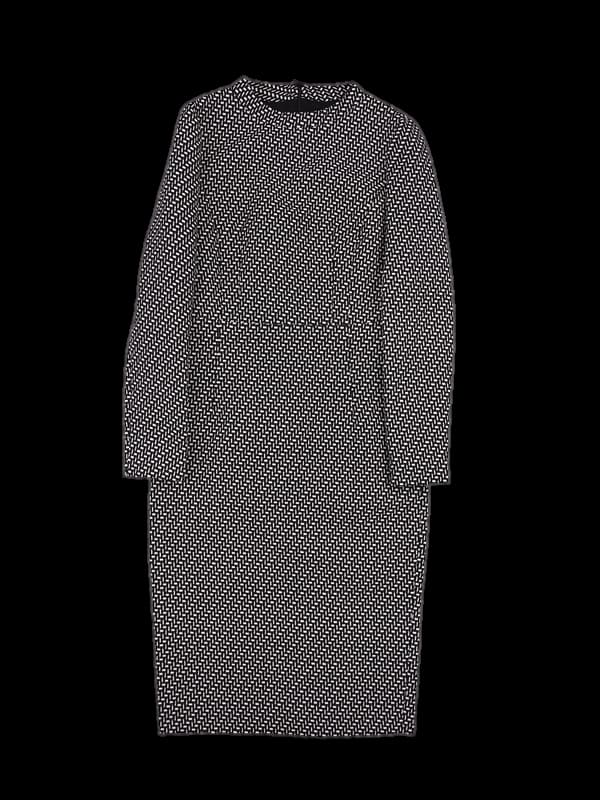 폴리 패턴 원피스