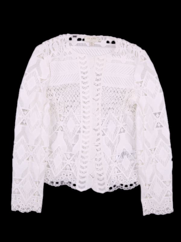 시스루 긴팔 자켓