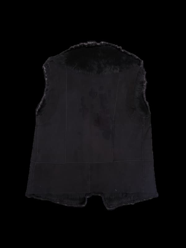 양가죽 털 베스트