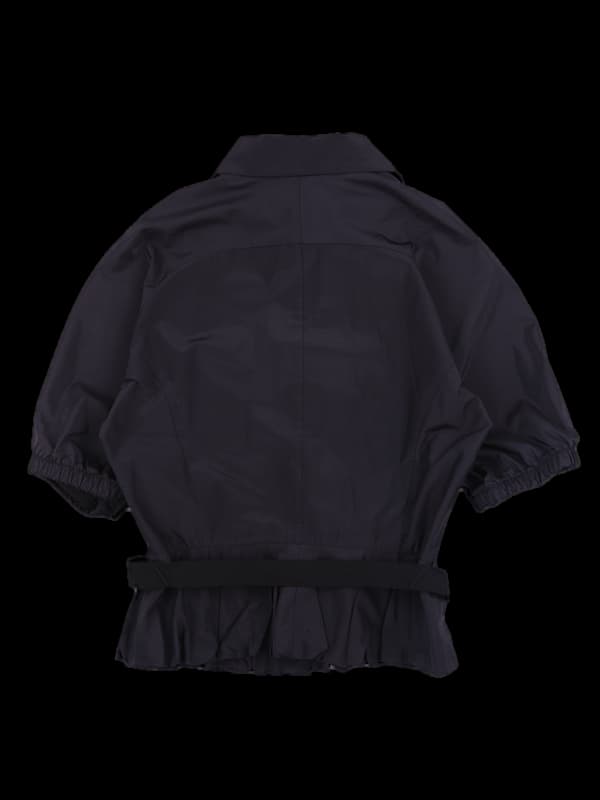 셔링 반팔 블라우스