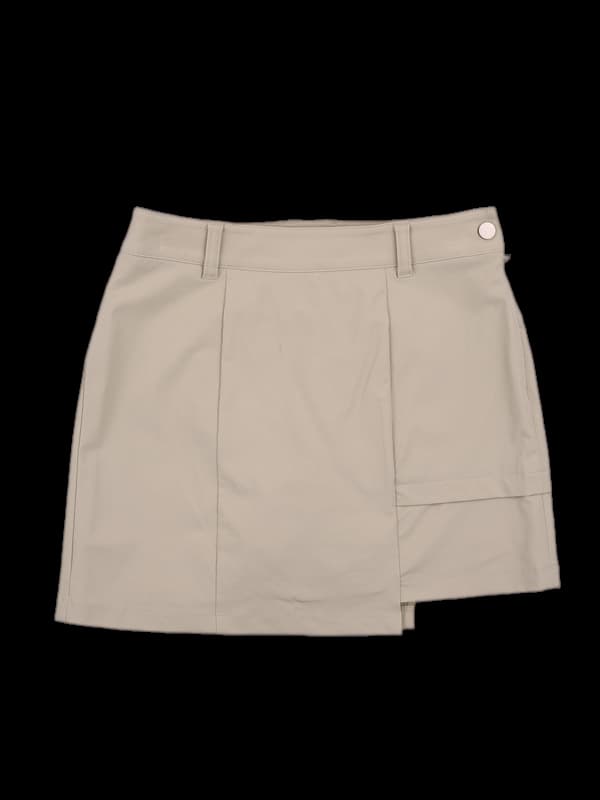 나일론 언발 스커트