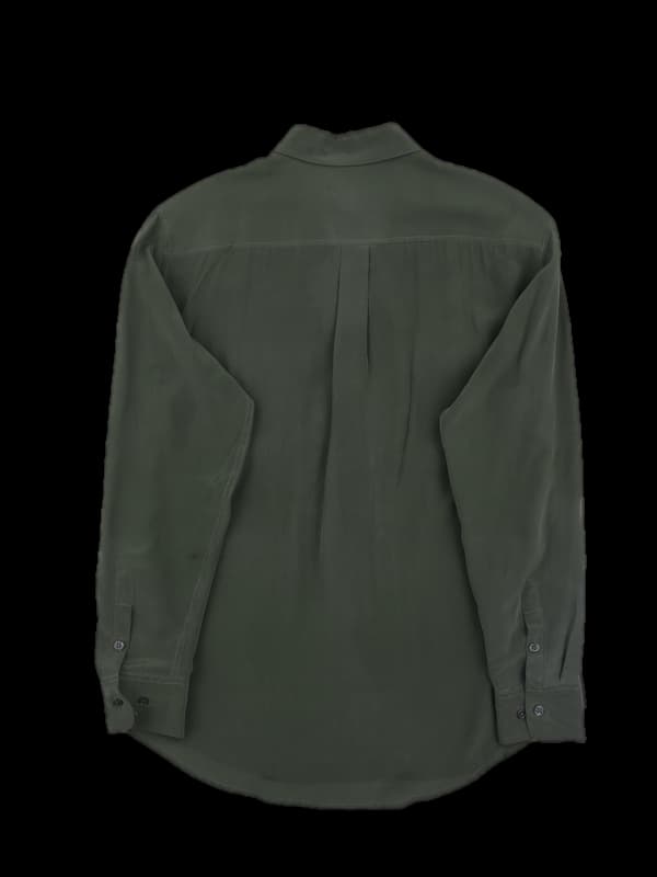 실크 긴팔 블라우스