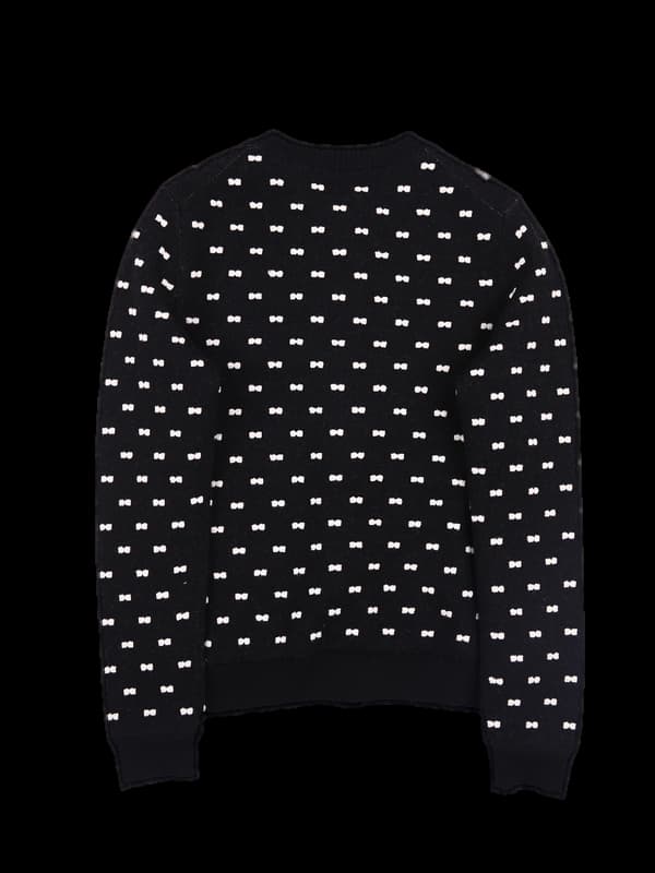 방풍 리본패턴 가디건