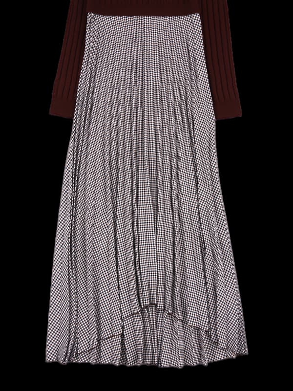 골지 니트 원피스