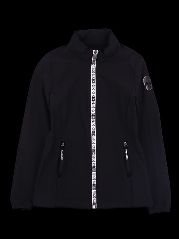 로고 포인트 슬림 긴팔집업