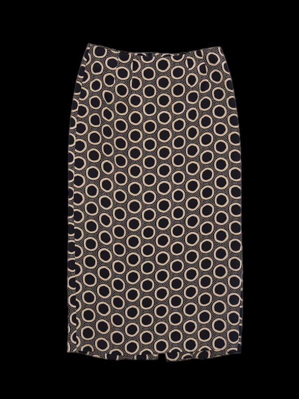 패턴 미디스커트