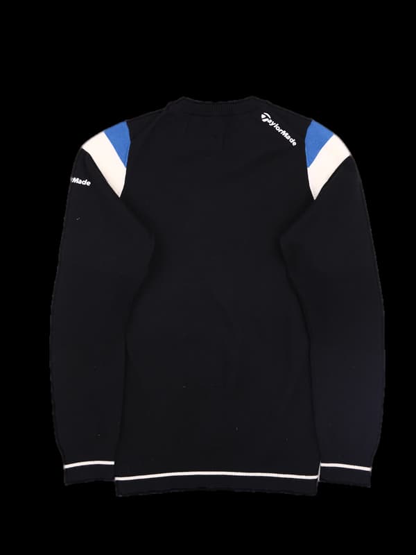 사이드 로고 긴팔 니트