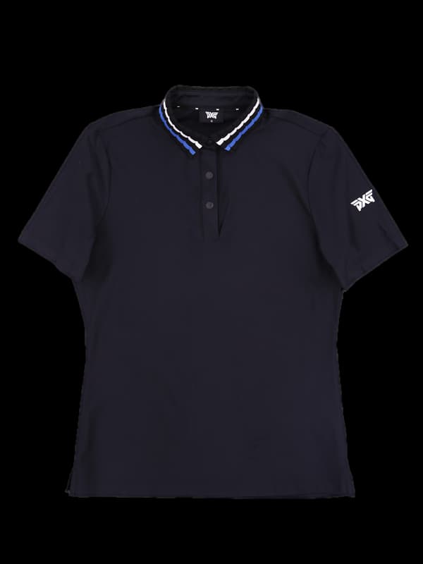 카라 로고 반팔