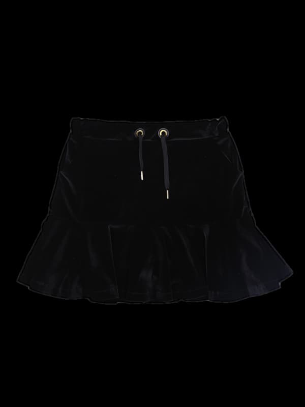 벨벳 밴딩 플레어 스커트