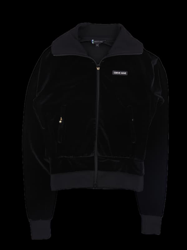 벨벳 로고 긴팔집업