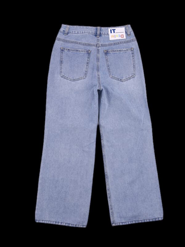 데님 무릎트임 팬츠