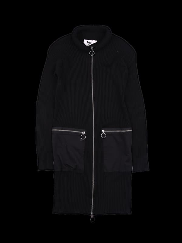 골지 집업 원피스