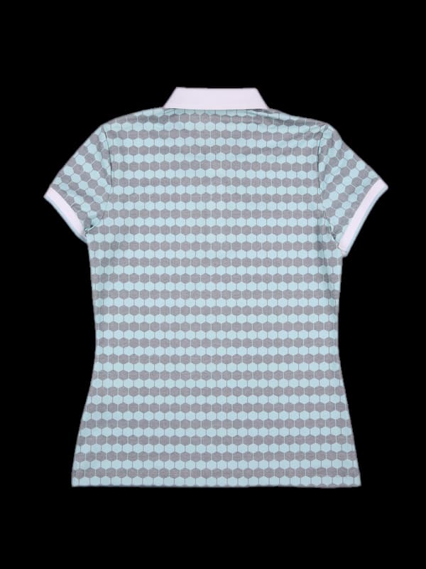 패턴무늬 카라 반팔