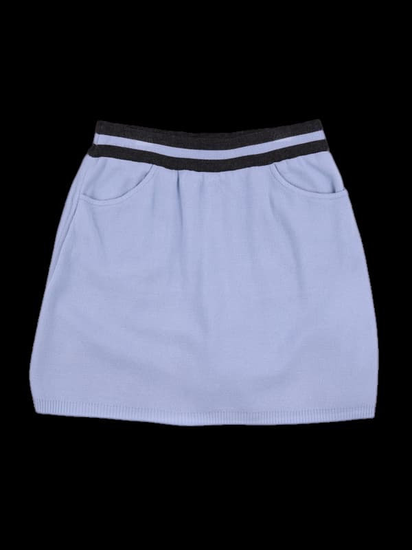 밴딩 니트 스커트