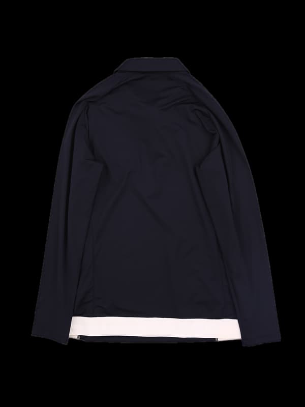 로고 반집업 긴팔