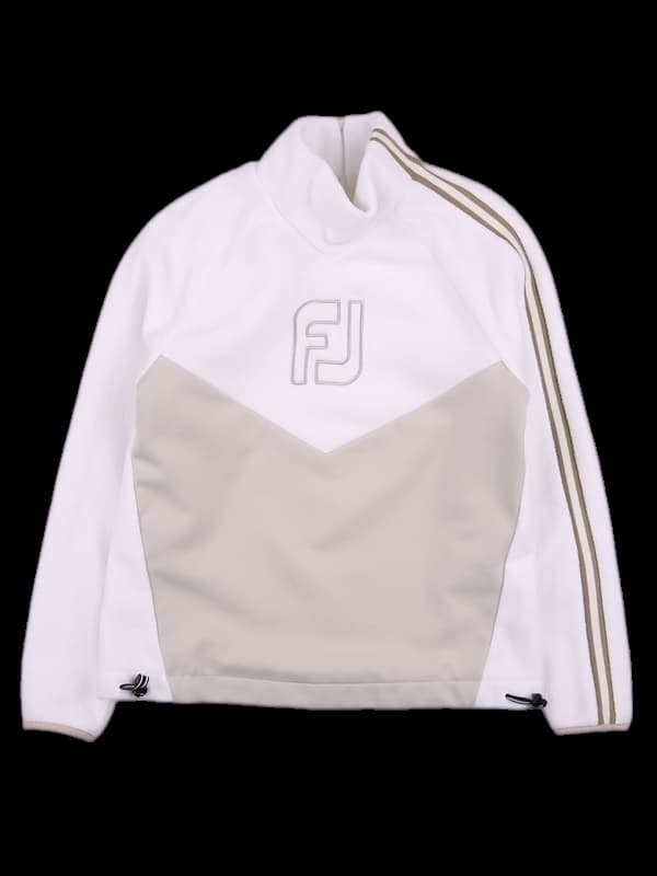 로고 플리츠 반집업