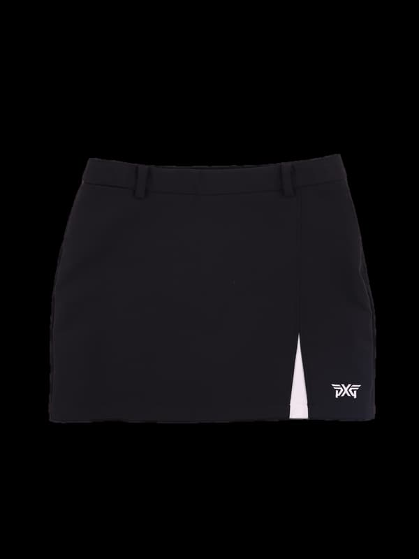 로고 기모 스커트